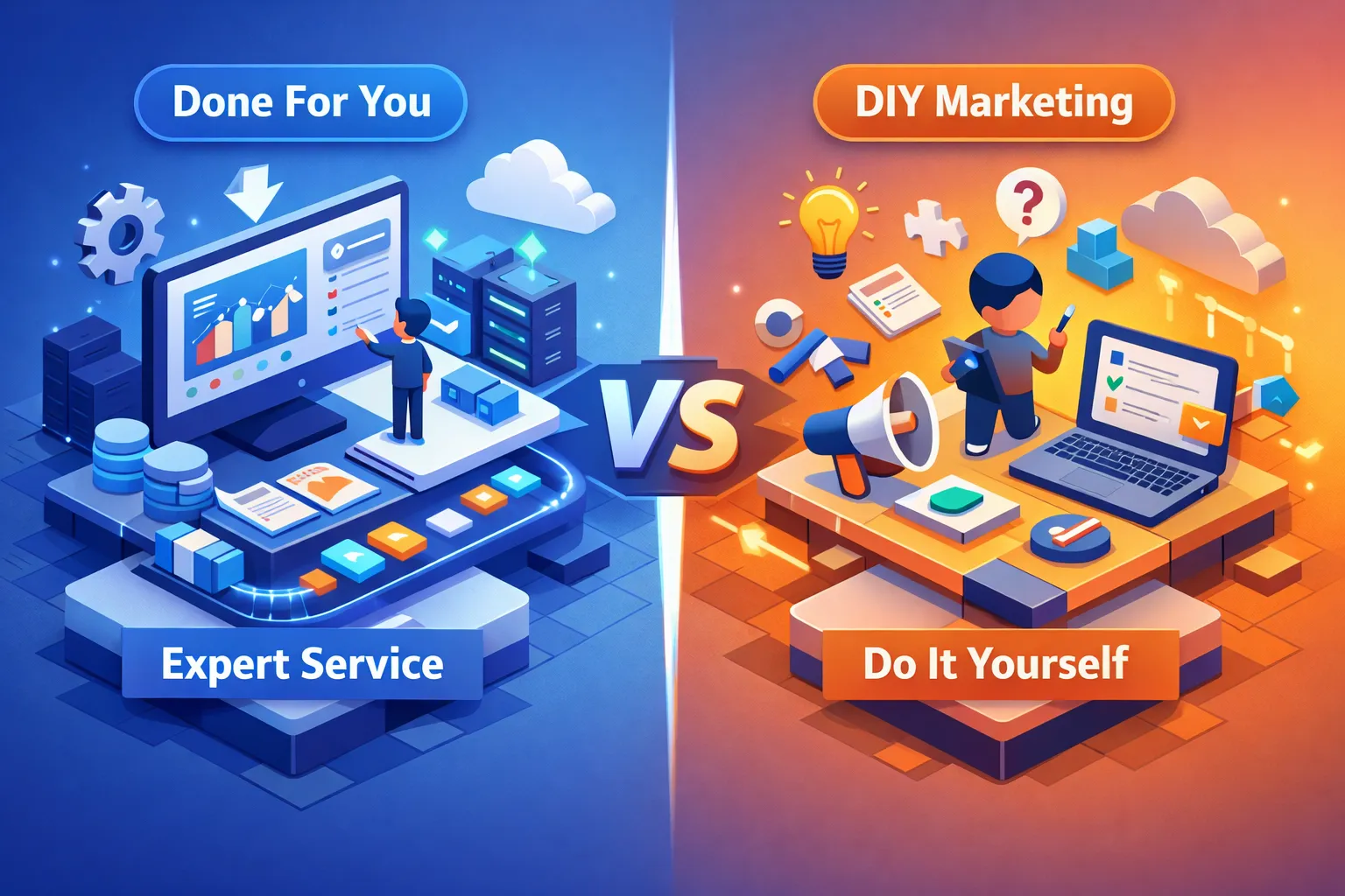 Done For You System vs DIY Marketing: Which Wins?