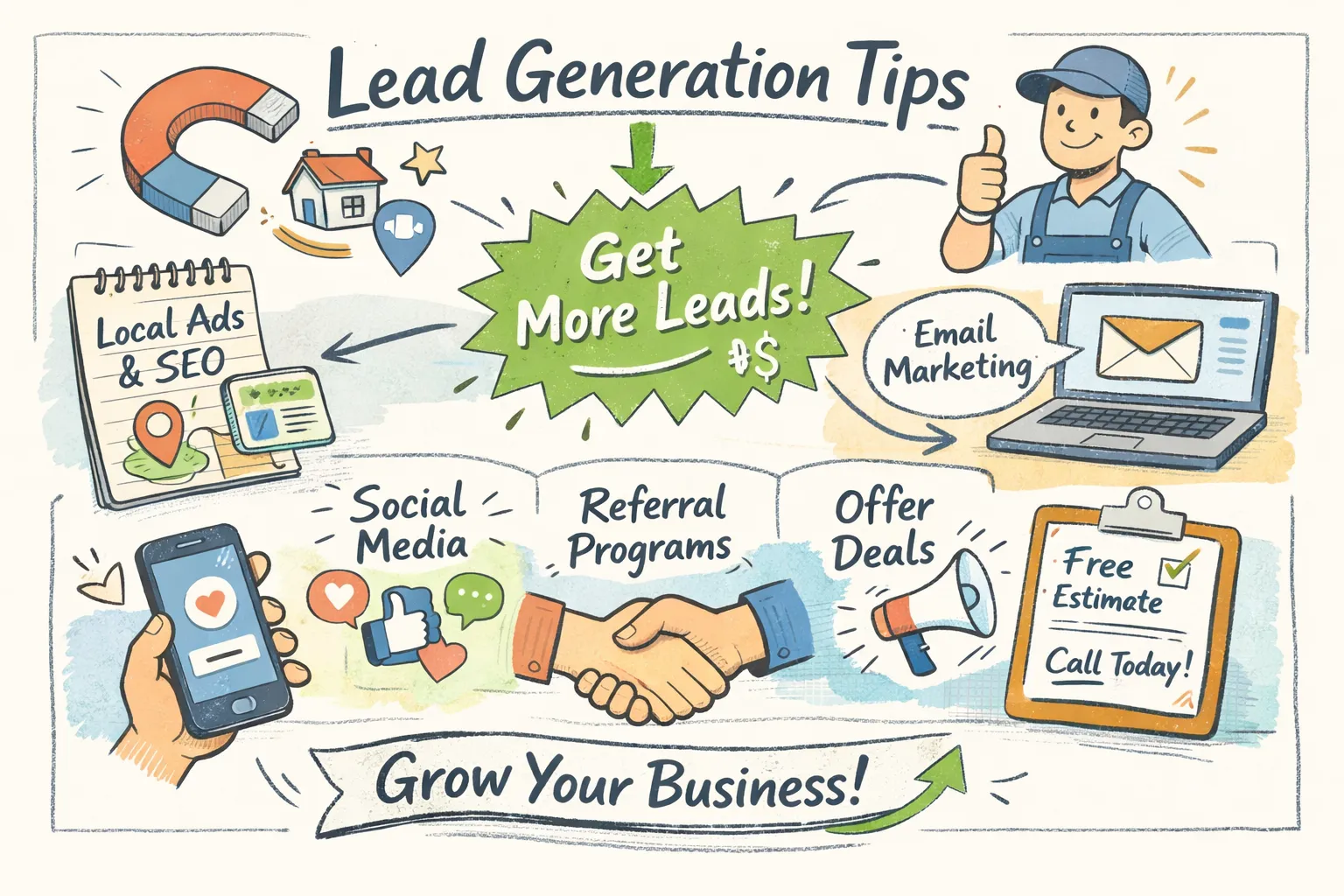 7 Lead Generation Strategies Every Home Service Contractor Needs